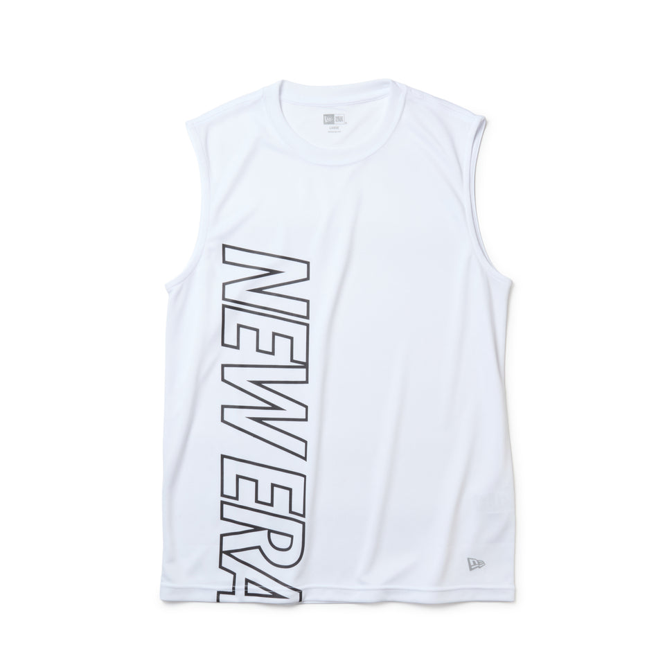 スリーブレス テック Tシャツ Wordmark ホワイト | パフォーマンスアパレル | NEW ERA ニューエラ公式オンラインストア