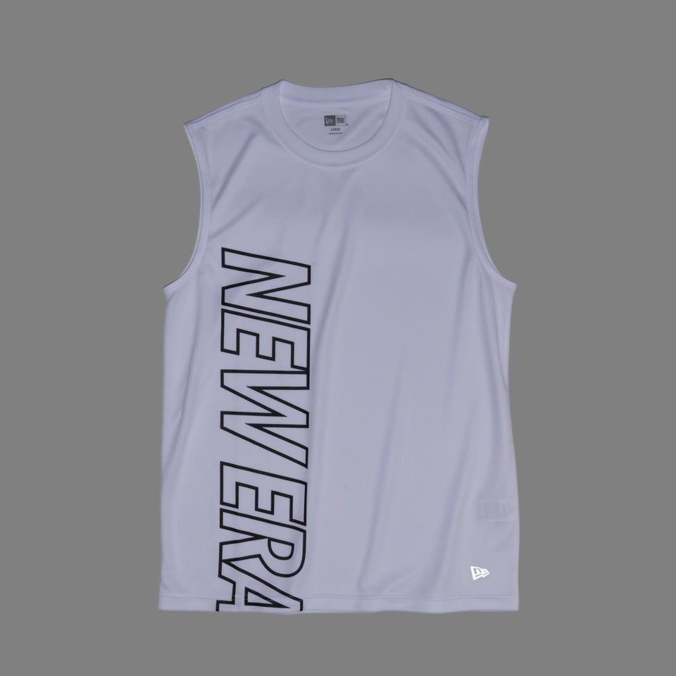 スリーブレス テック Tシャツ Wordmark ホワイト | パフォーマンスアパレル | NEW ERA ニューエラ公式オンラインストア
