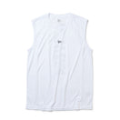 スリーブレス テック Tシャツ Vertical ロゴ ホワイト | パフォーマンスアパレル | NEW ERA ニューエラ公式オンラインストア
