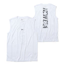 スリーブレス テック Tシャツ Vertical ロゴ ホワイト | パフォーマンスアパレル | NEW ERA ニューエラ公式オンラインストア