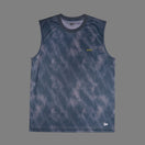 スリーブレス テックTシャツ タイダイ Allover Wordmark Logo ブルーグレー | パフォーマンスアパレル | NEW ERA ニューエラ公式オンラインストア