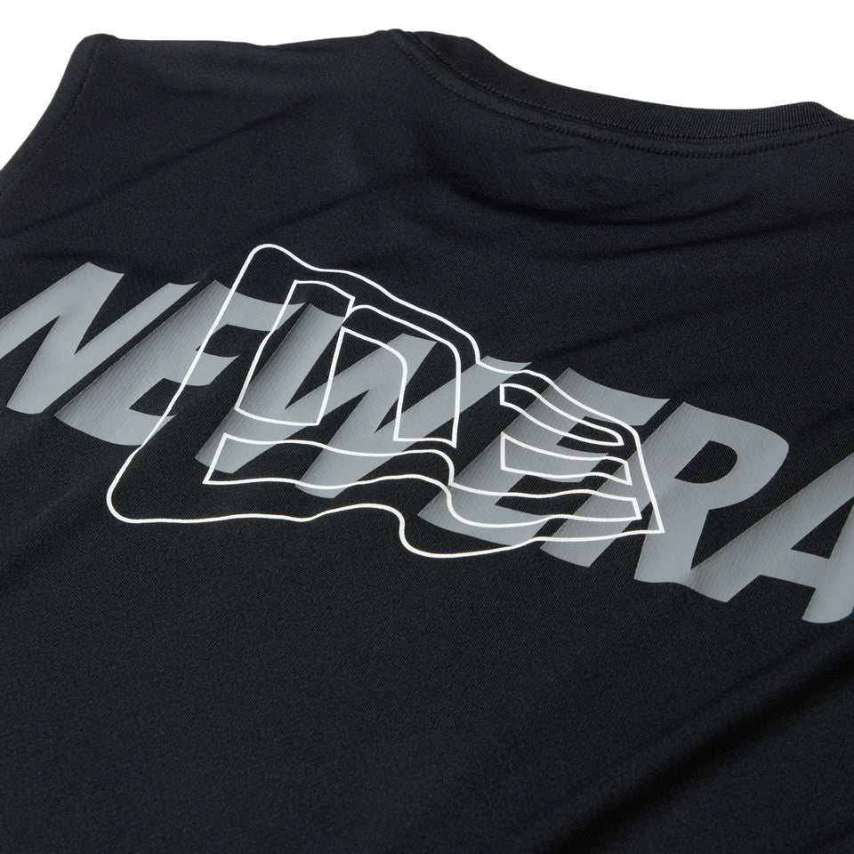 スリーブレス　テック Tシャツ Overlap Logo ブラック | パフォーマンスアパレル | NEW ERA ニューエラ公式オンラインストア