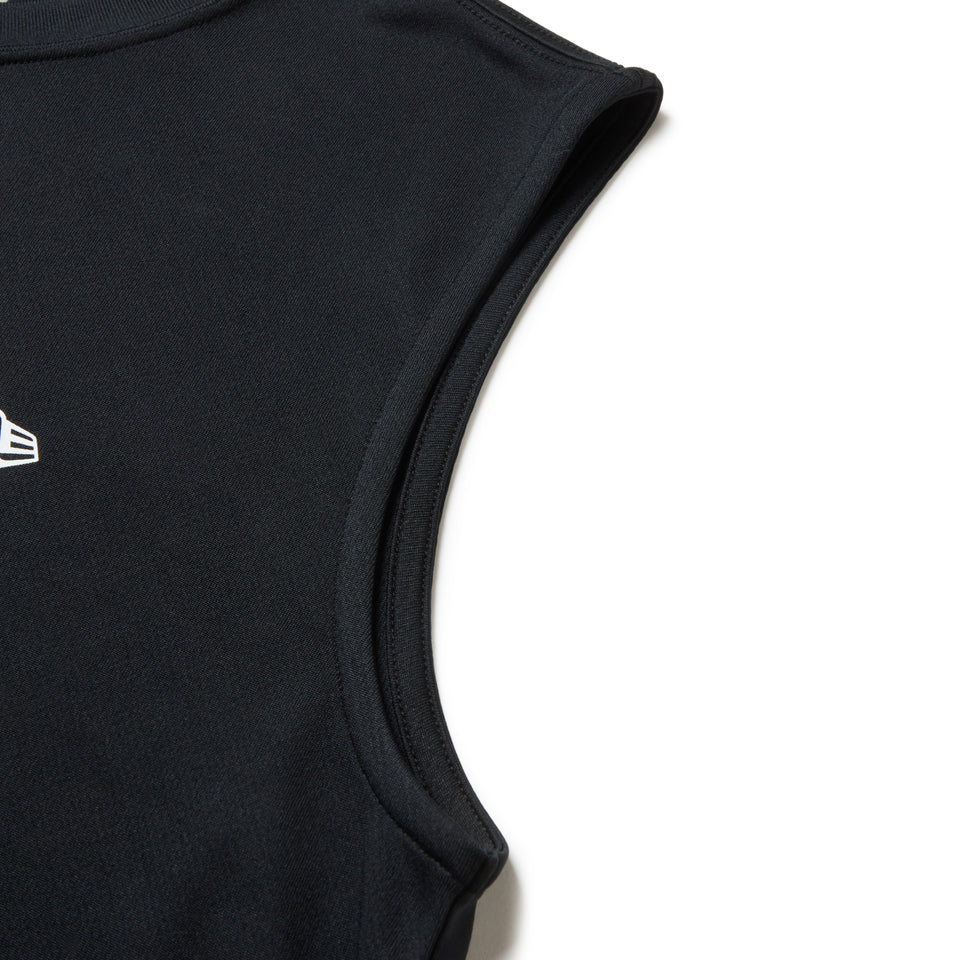 スリーブレス テック Tシャツ Outline Logo ブラック | パフォーマンスアパレル | NEW ERA ニューエラ公式オンラインストア