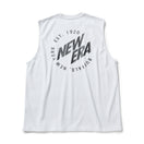 スリーブレス オーバーサイズド パフォーマンス Tシャツ Tee Circle BNYNE ホワイト | パフォーマンスアパレル | NEW ERA ニューエラ公式オンラインストア