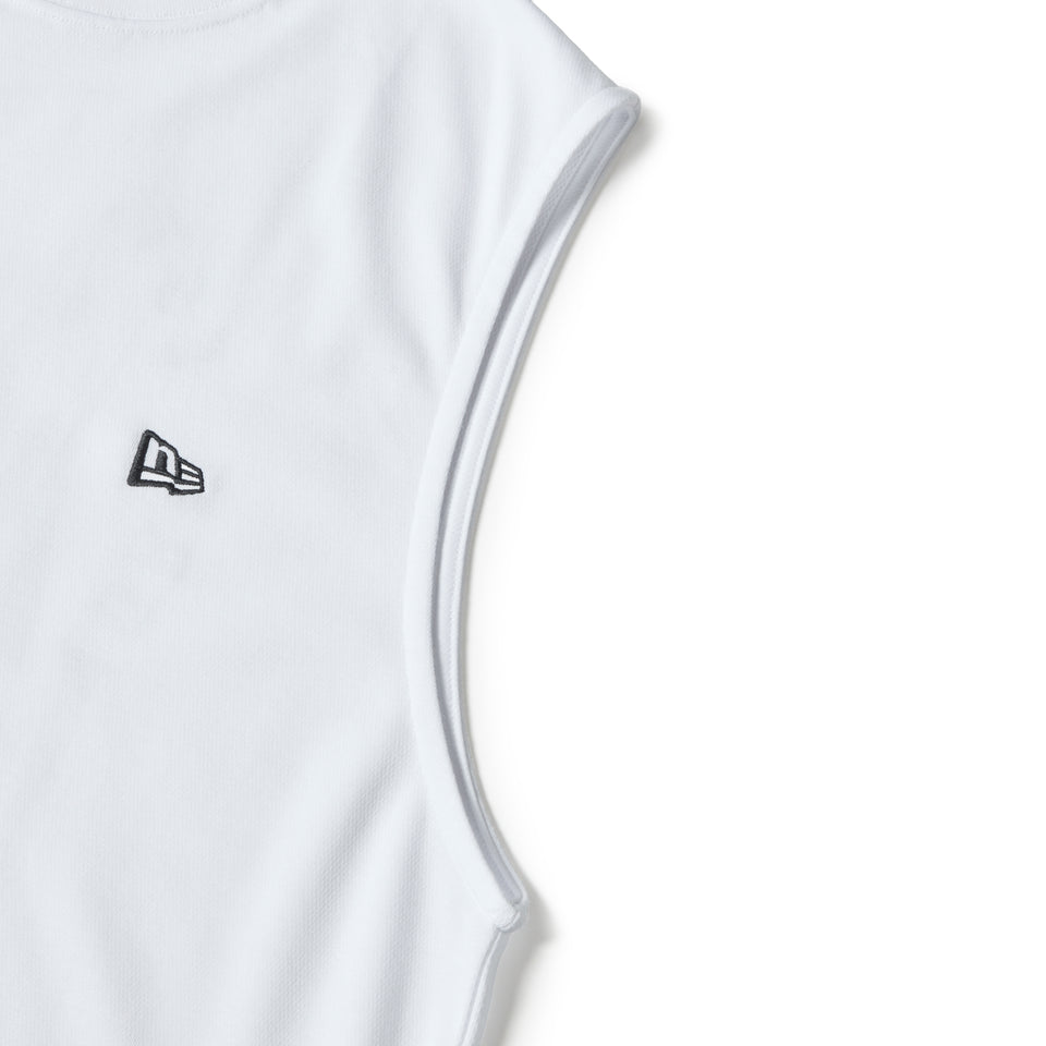 スリーブレス オーバーサイズド パフォーマンス Tシャツ Tee Circle BNYNE ホワイト | パフォーマンスアパレル | NEW ERA ニューエラ公式オンラインストア