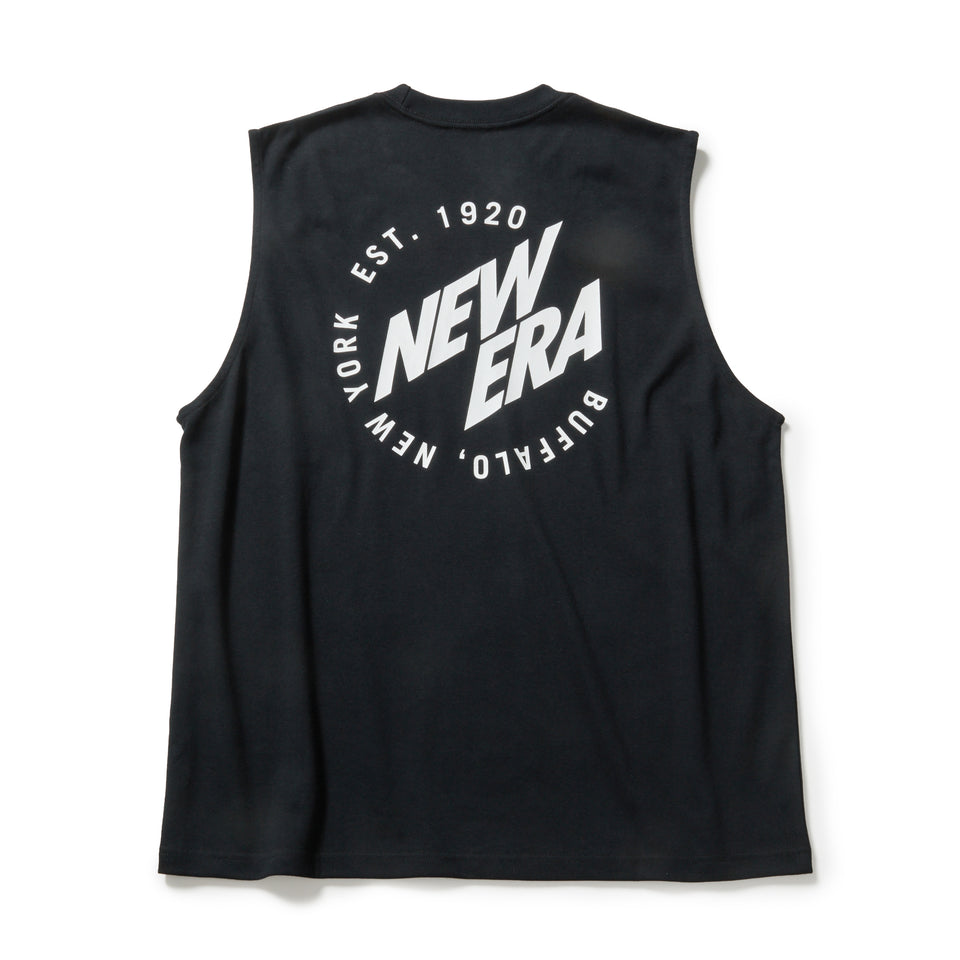 スリーブレス オーバーサイズド パフォーマンス Tシャツ Tee Circle BNYNE ブラック | パフォーマンスアパレル | NEW ERA ニューエラ公式オンラインストア
