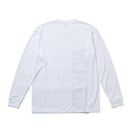 長袖 テック Tシャツ バーティカルロゴ ホワイト｜パフォーマンスアパレル | NEW ERA ニューエラ公式オンラインストア