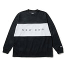 長袖 オーバーサイズド パフォーマンス Tシャツ Panel ブラック｜パフォーマンスアパレル | NEW ERA ニューエラ公式オンラインストア