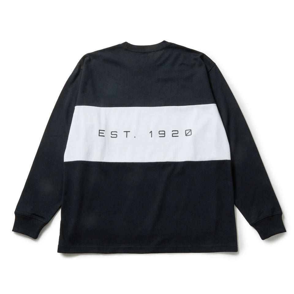 長袖 オーバーサイズド パフォーマンス Tシャツ Panel ブラック｜パフォーマンスアパレル | NEW ERA ニューエラ公式オンラインストア