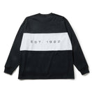 長袖 オーバーサイズド パフォーマンス Tシャツ Panel ブラック｜パフォーマンスアパレル | NEW ERA ニューエラ公式オンラインストア