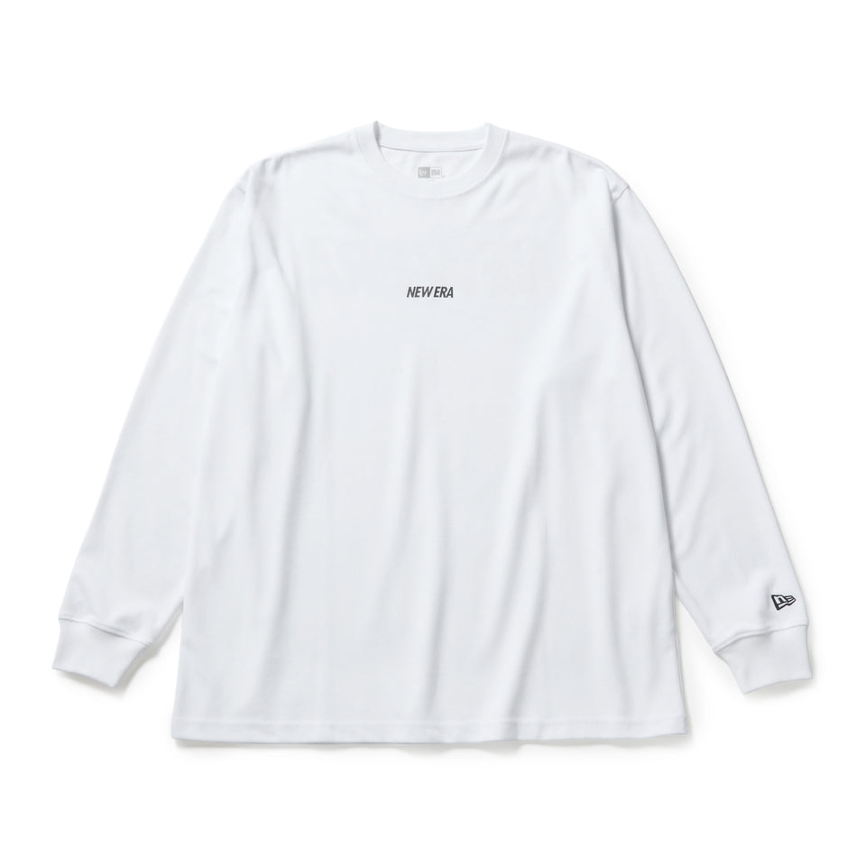 長袖 オーバーサイズド パフォーマンス Tシャツ Overlap Logo ホワイト｜パフォーマンスアパレル | NEW ERA ニューエラ公式オンラインストア