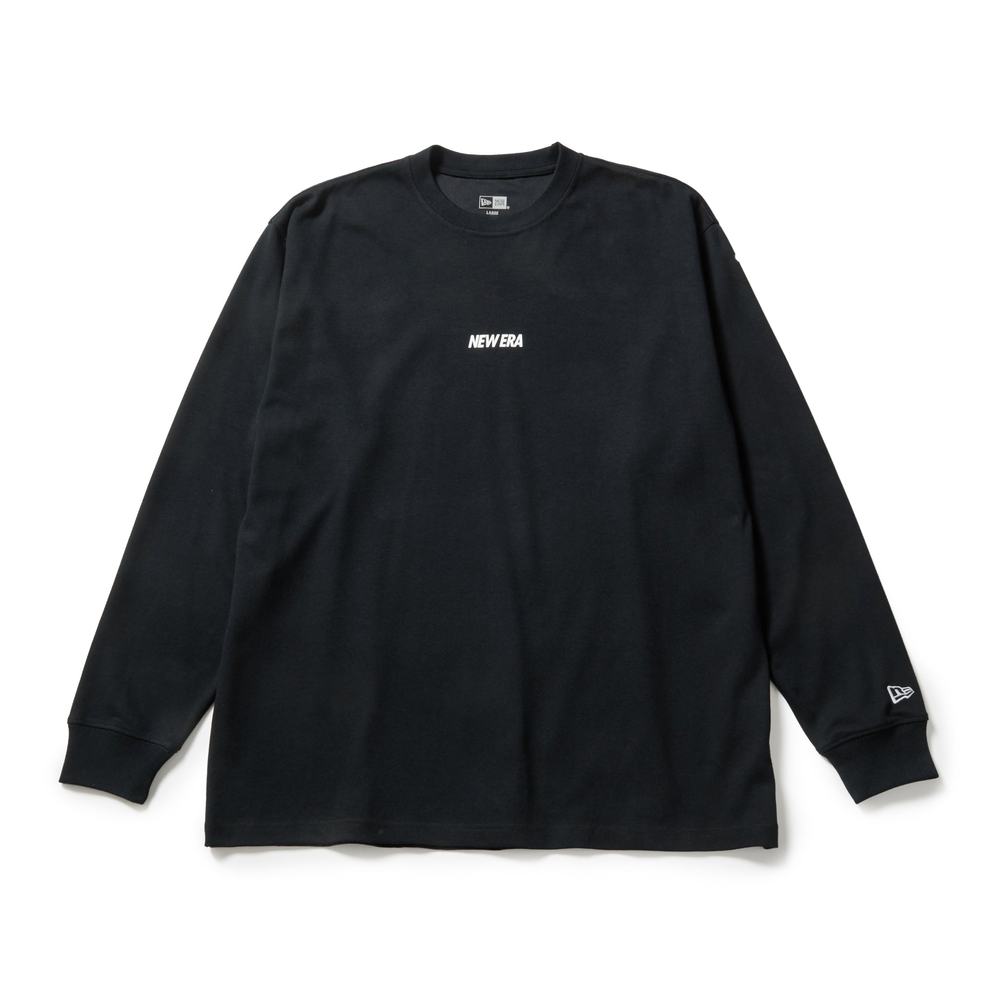 長袖 オーバーサイズド パフォーマンス Tシャツ Overlap Logo ブラック 