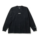 長袖 オーバーサイズド パフォーマンス Tシャツ Overlap Logo ブラック｜パフォーマンスアパレル | NEW ERA ニューエラ公式オンラインストア