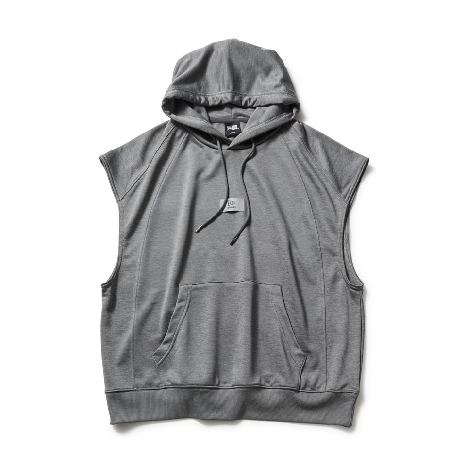 フレンチスリーブ オーバーサイズド ドライスウェット フーディー ダークグレー｜パフォーマンスアパレル | NEW ERA ニューエラ公式オンラインストア