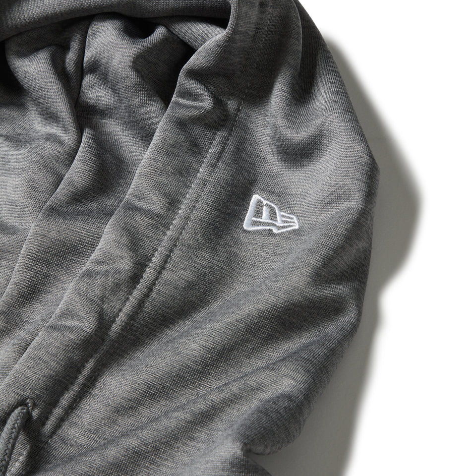 フレンチスリーブ オーバーサイズド ドライスウェット フーディー ダークグレー｜パフォーマンスアパレル | NEW ERA ニューエラ公式オンラインストア