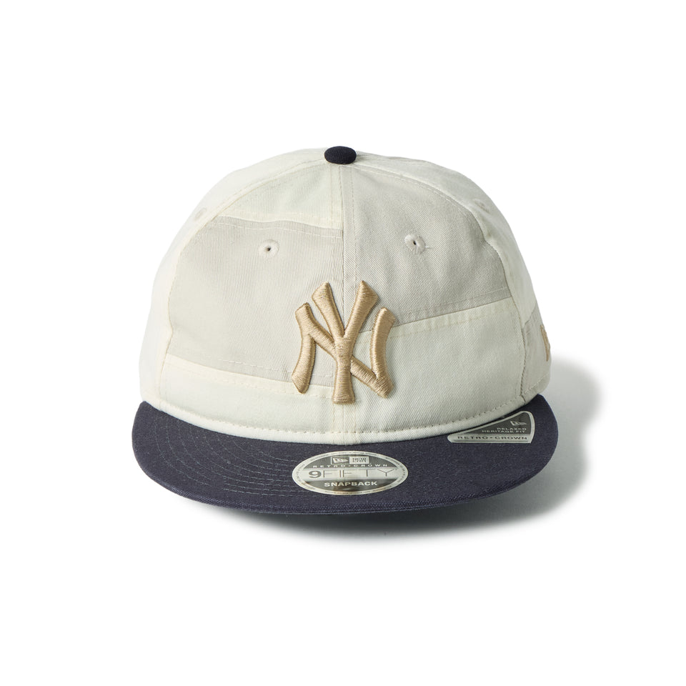 RC9FIFTY ニューヨーク・ヤンキース Patchwork クロームホワイト/ネイビー | NEW ERA ニューエラ公式オンラインストア