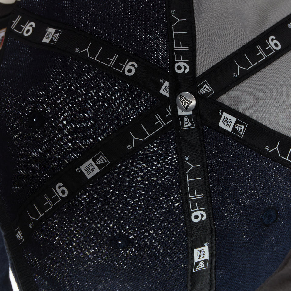 RC 9FIFTY Flat Visor フレンチリネン French Linen クーパーズタウン ニューヨーク・ヤンキース ネイビー | NEW ERA ニューエラ公式オンラインストア