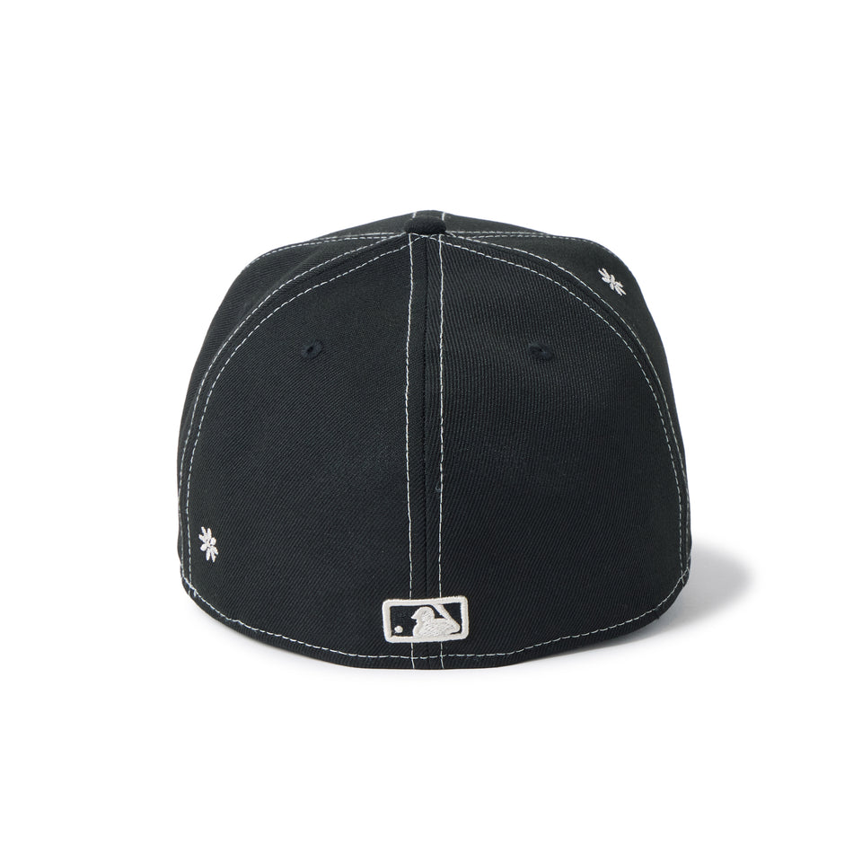 PC 59FIFTY Flower Embroidery ロサンゼルス・ドジャース ブラック | NEW ERA ニューエラ公式オンラインストア