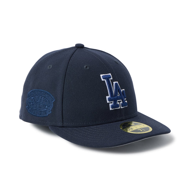 New Era LA ロゴ ベースボールキャップ ネイビー LP 59FIFTY MLB Color Variation ロサンゼルス・ドジャース ネイビー