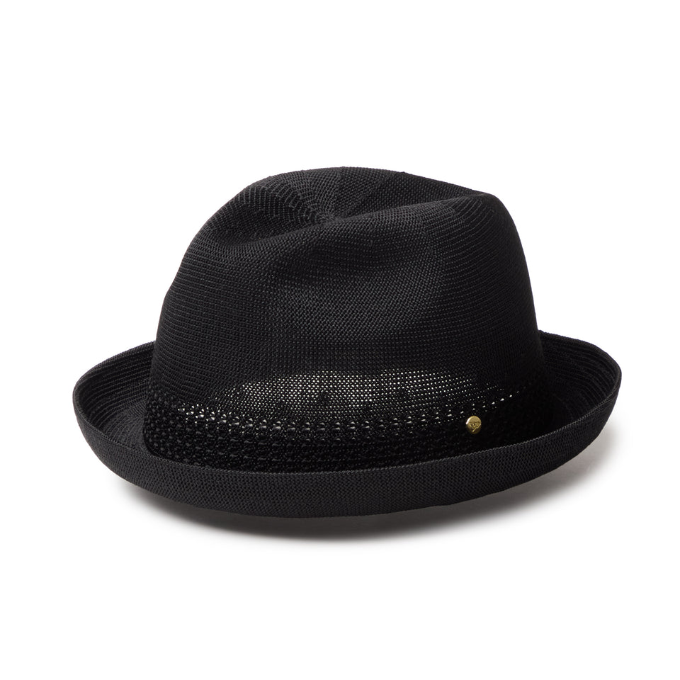 ニットフェドーラ Knit Fedora ブラック メタルピン ゴールド | NEW ERA ニューエラ公式オンラインストア