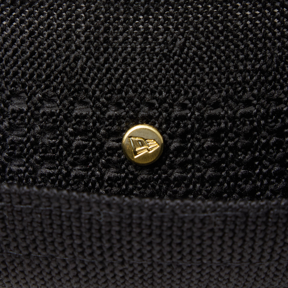 ニットフェドーラ Knit Fedora ブラック メタルピン ゴールド | NEW ERA ニューエラ公式オンラインストア