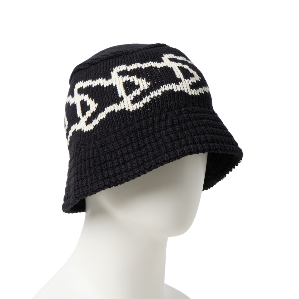 ニットバケット Flag Chain ブラック | NEW ERA ニューエラ公式オンラインストア