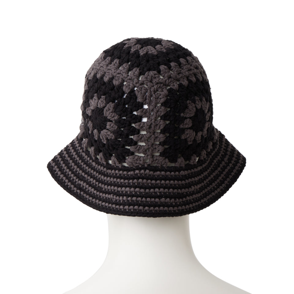 クロシェ ニットバケット ダークグレー/ブラック | NEW ERA ニューエラ公式オンラインストア