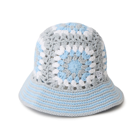 NEWERA ニューエラ クロシェ ニットバケット Croche ネイビー クロシェ ニットバケット Croche ネイビー/クローム | ニューエラ