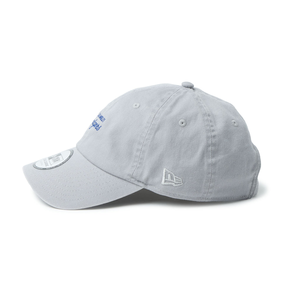 カジュアルクラシック MLB テキストロゴ ロサンゼルス・ドジャース グレー | NEW ERA ニューエラ公式オンラインストア