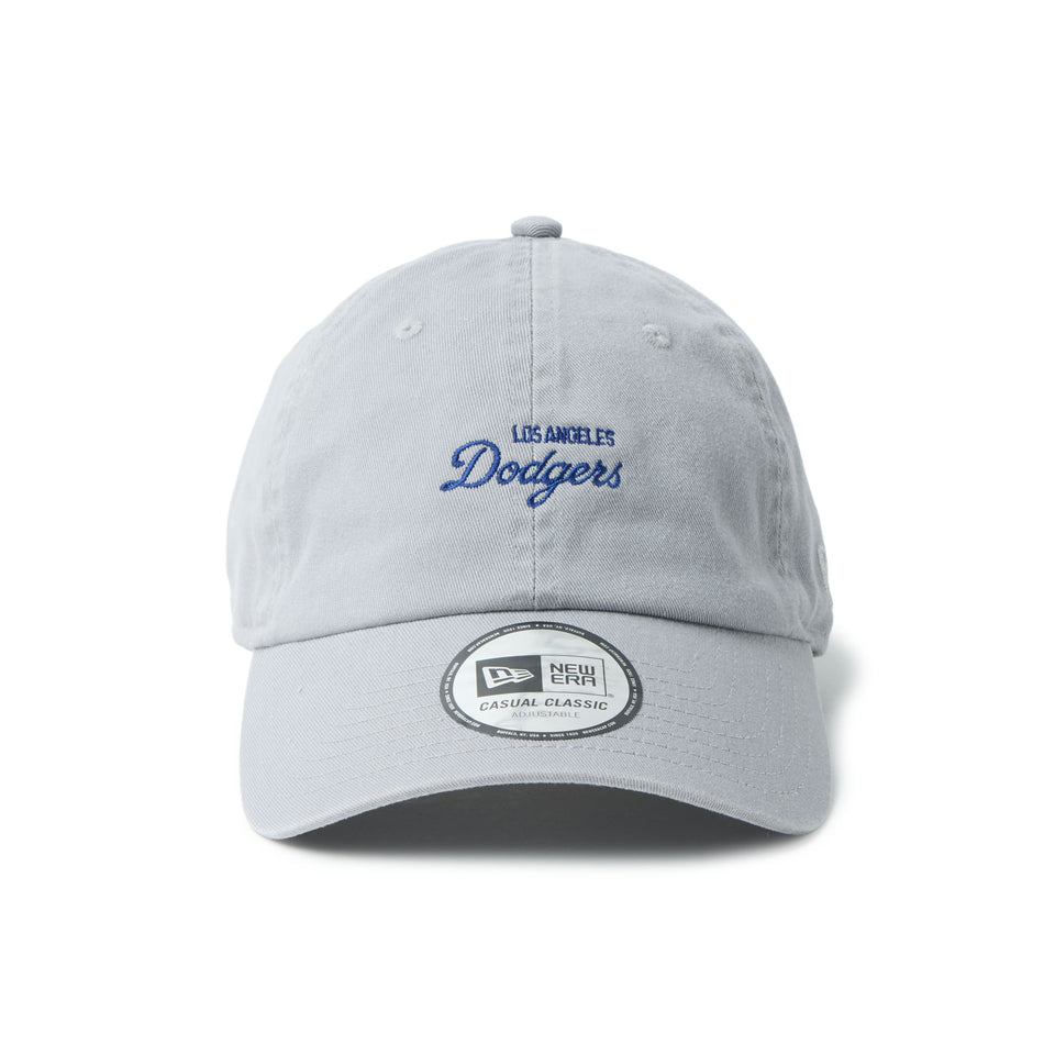 カジュアルクラシック MLB テキストロゴ ロサンゼルス・ドジャース グレー | NEW ERA ニューエラ公式オンラインストア