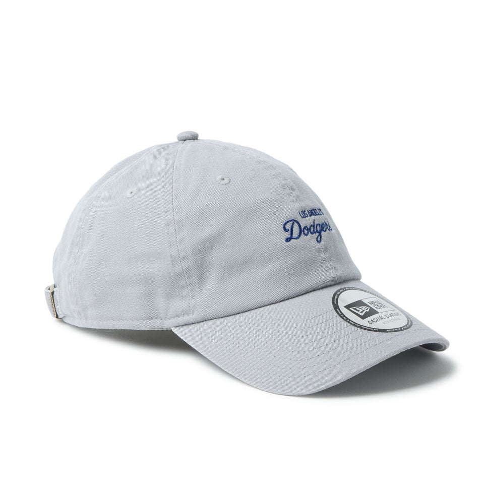 カジュアルクラシック MLB テキストロゴ ロサンゼルス・ドジャース グレー | NEW ERA ニューエラ公式オンラインストア