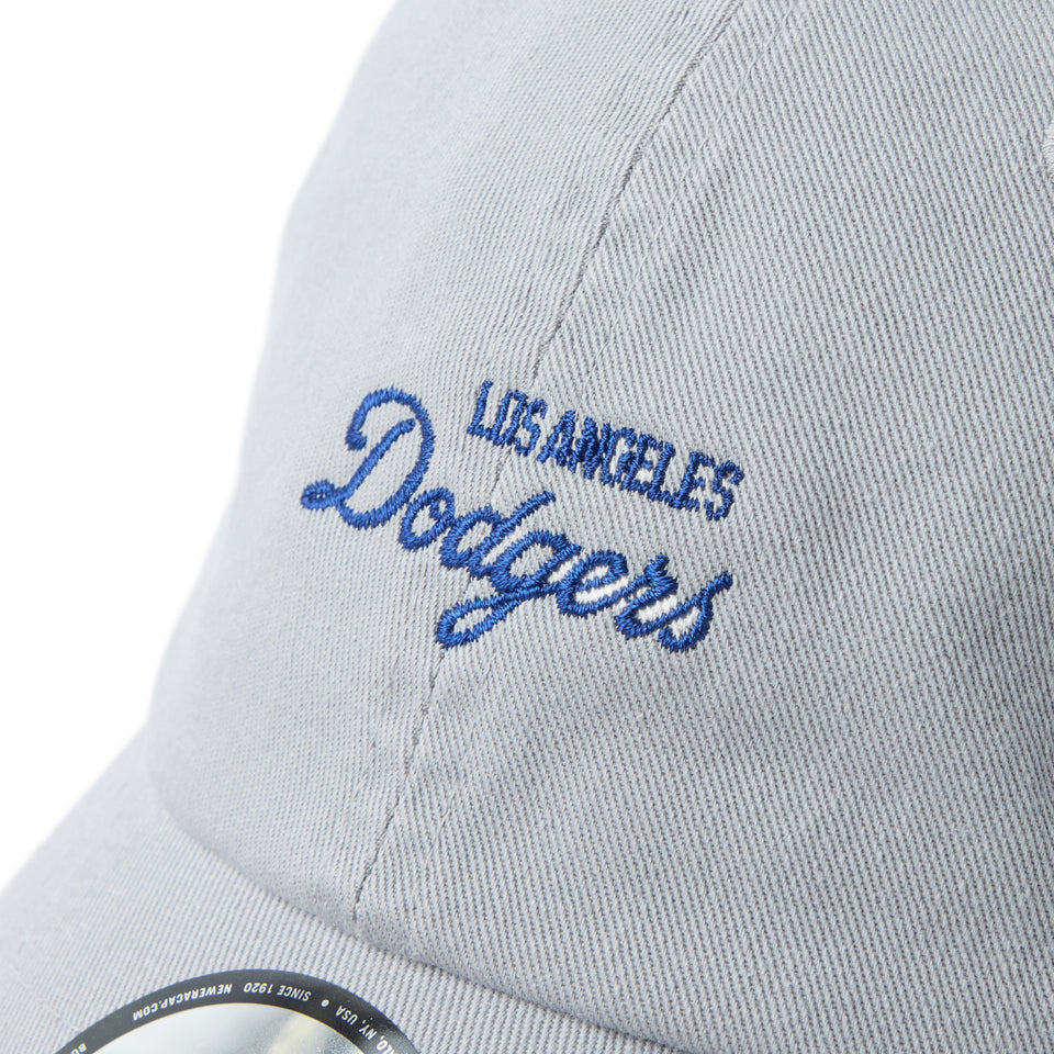 カジュアルクラシック MLB テキストロゴ ロサンゼルス・ドジャース グレー | NEW ERA ニューエラ公式オンラインストア