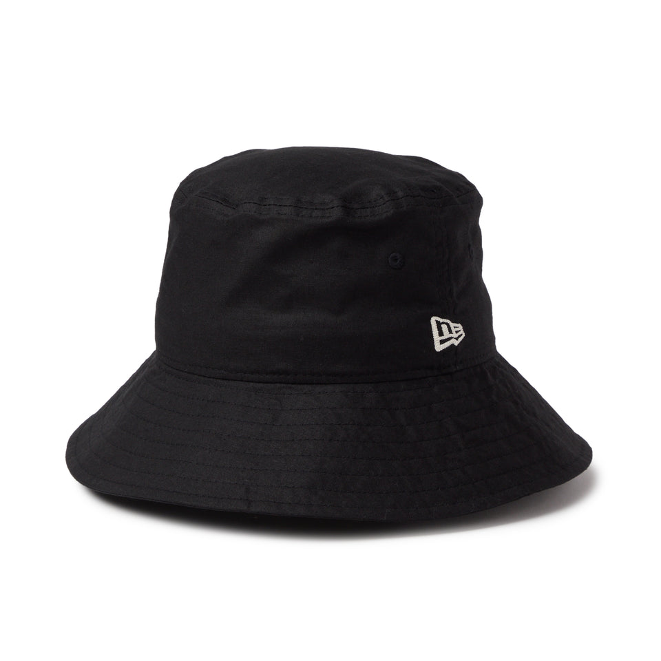 バケット03 Cotton Linen コットンリネン ブラック | ニューエラ