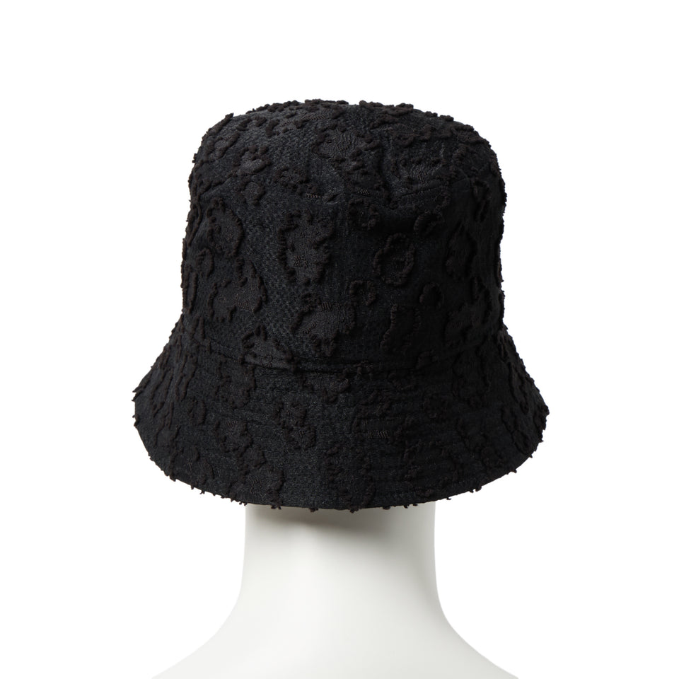 バケット01 セーラーブリム Sailor Brim Flower Jacquard ブラック