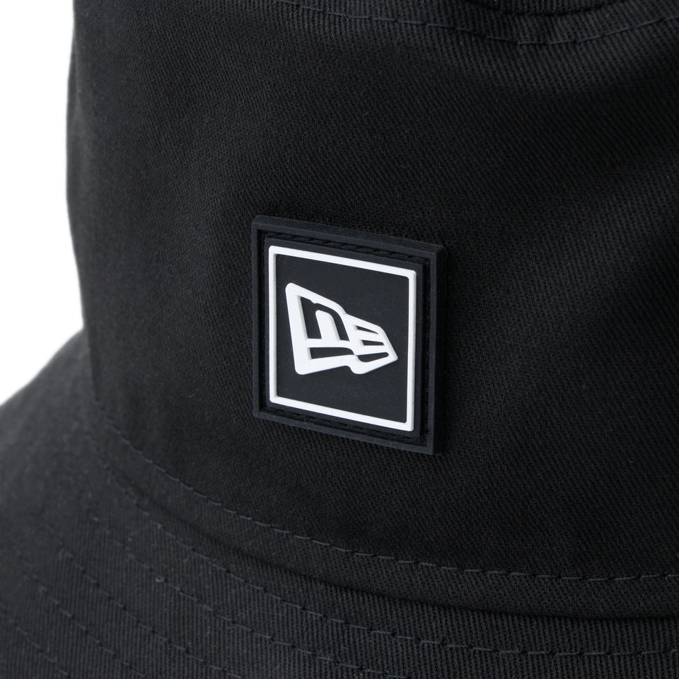 バケット01 Flag Logo ラバーパッチ Rubber Patch ブラック