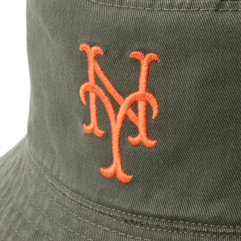 バケット01 MLB Bucket Hat リバーシブル Reversible ニューヨーク・メッツ バーントウッド/ニューオリーブ | NEW ERA ニューエラ公式オンラインストア