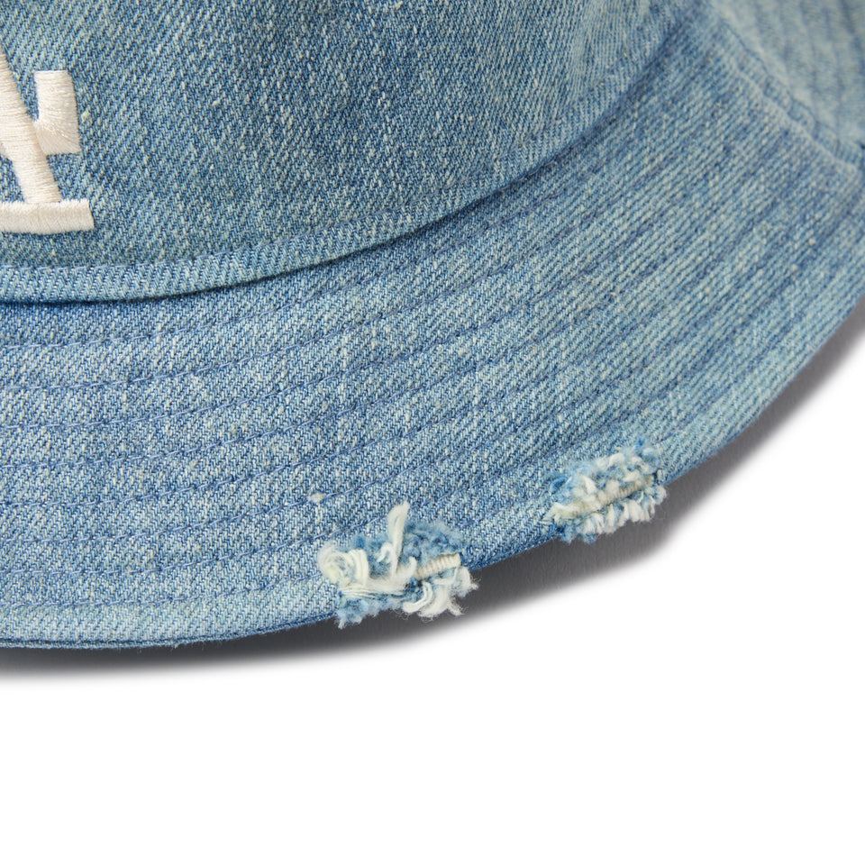 バケット01 MLB Damaged Cap ロサンゼルス・ドジャース ネイビー | NEW ERA ニューエラ公式オンラインストア