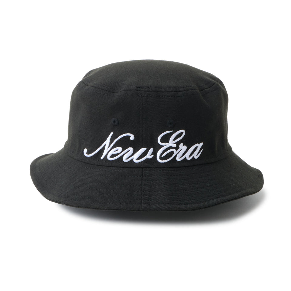 バケット01 Stretch Series Big Script Logo ブラック | NEW ERA ニューエラ公式オンラインストア
