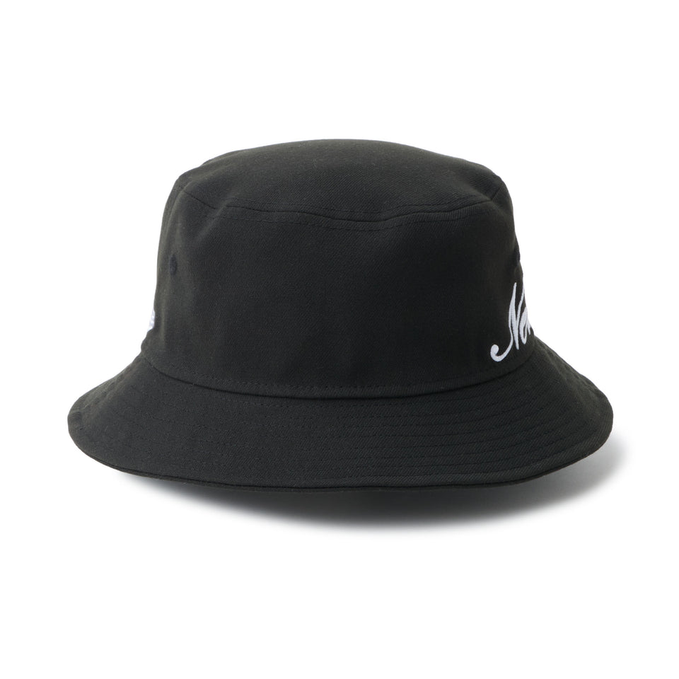 バケット01 Stretch Series Big Script Logo ブラック | NEW ERA ニューエラ公式オンラインストア