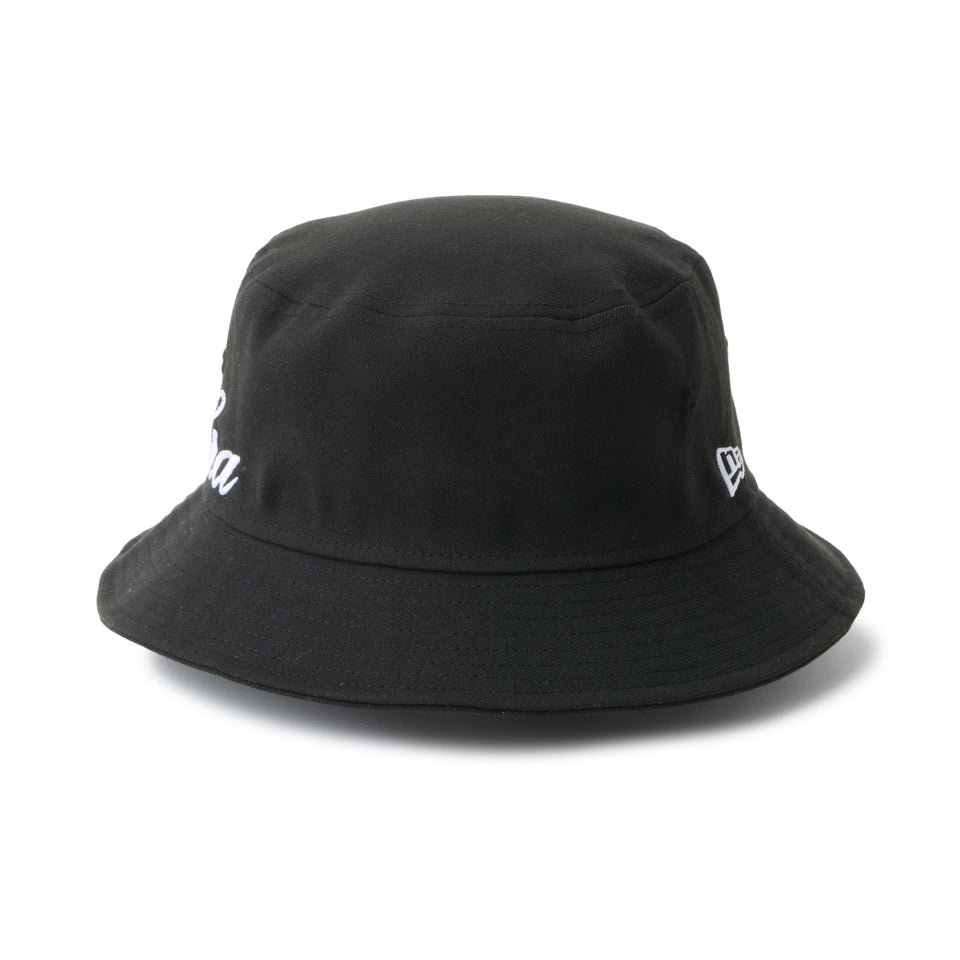 バケット01 Stretch Series Big Script Logo ブラック | NEW ERA ニューエラ公式オンラインストア