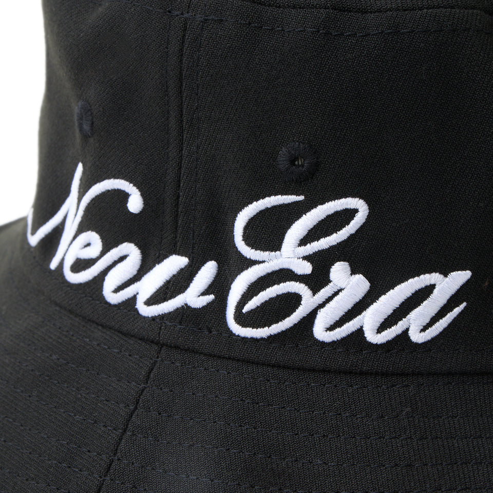 バケット01 Stretch Series Big Script Logo ブラック | NEW ERA ニューエラ公式オンラインストア