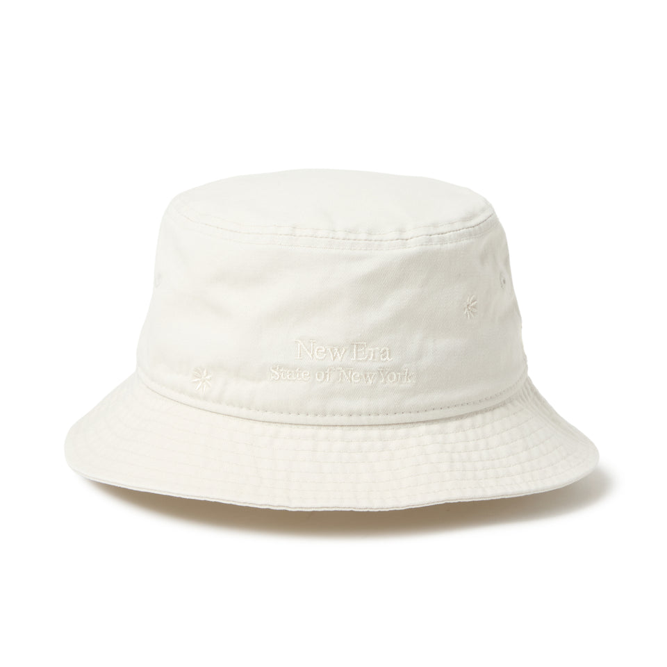 バケット01 Flower Embroidery サンディリネン | NEW ERA ニューエラ公式オンラインストア