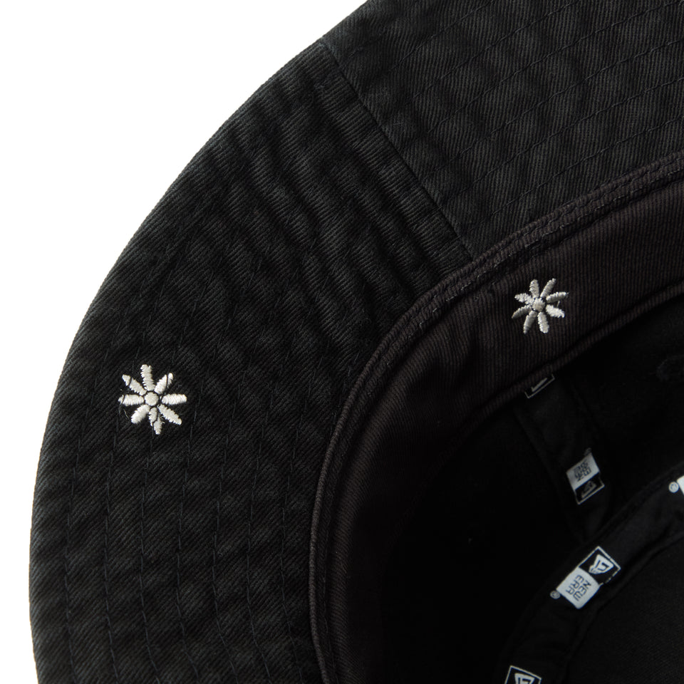バケット01 Flower Embroidery ブラック | NEW ERA ニューエラ公式オンラインストア
