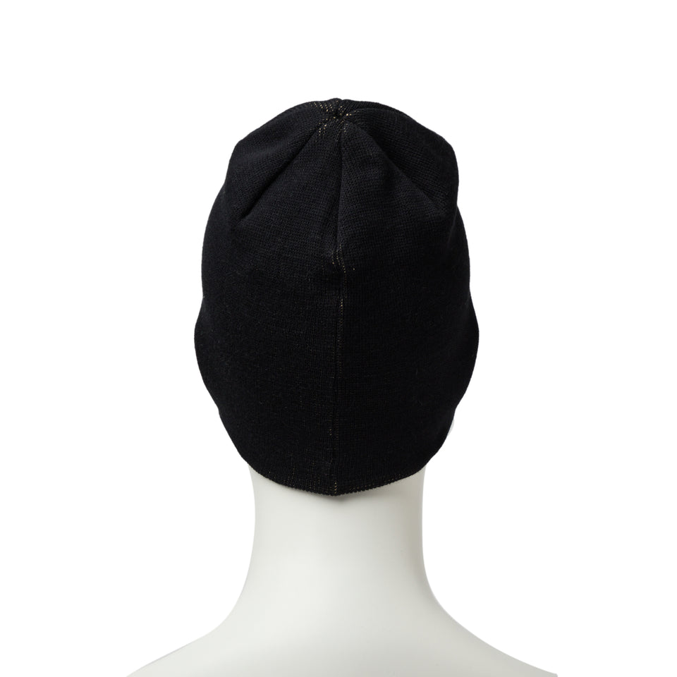 ベーシック ビーニー Cool Max Hollow Logo ジャガードロゴ ブラック | NEW ERA ニューエラ公式オンラインストア