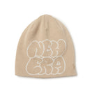 ベーシック ビーニー Cool Max Hollow Logo ジャガードロゴ ベージュ | NEW ERA ニューエラ公式オンラインストア