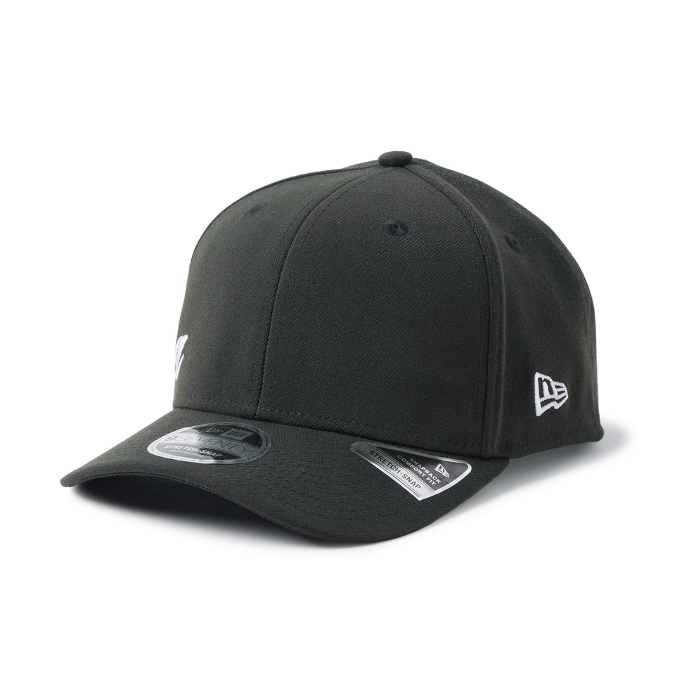 9SEVENTY Stretch Series Big Script Logo ブラック | NEW ERA ニューエラ公式オンラインストア