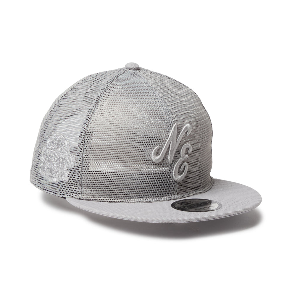 TGロゴ刺繍 9FIFTYキャップ ホワイト/グレー 9FIFTY All Mesh クラシックロゴ グレー | ニューエラオンラインストア