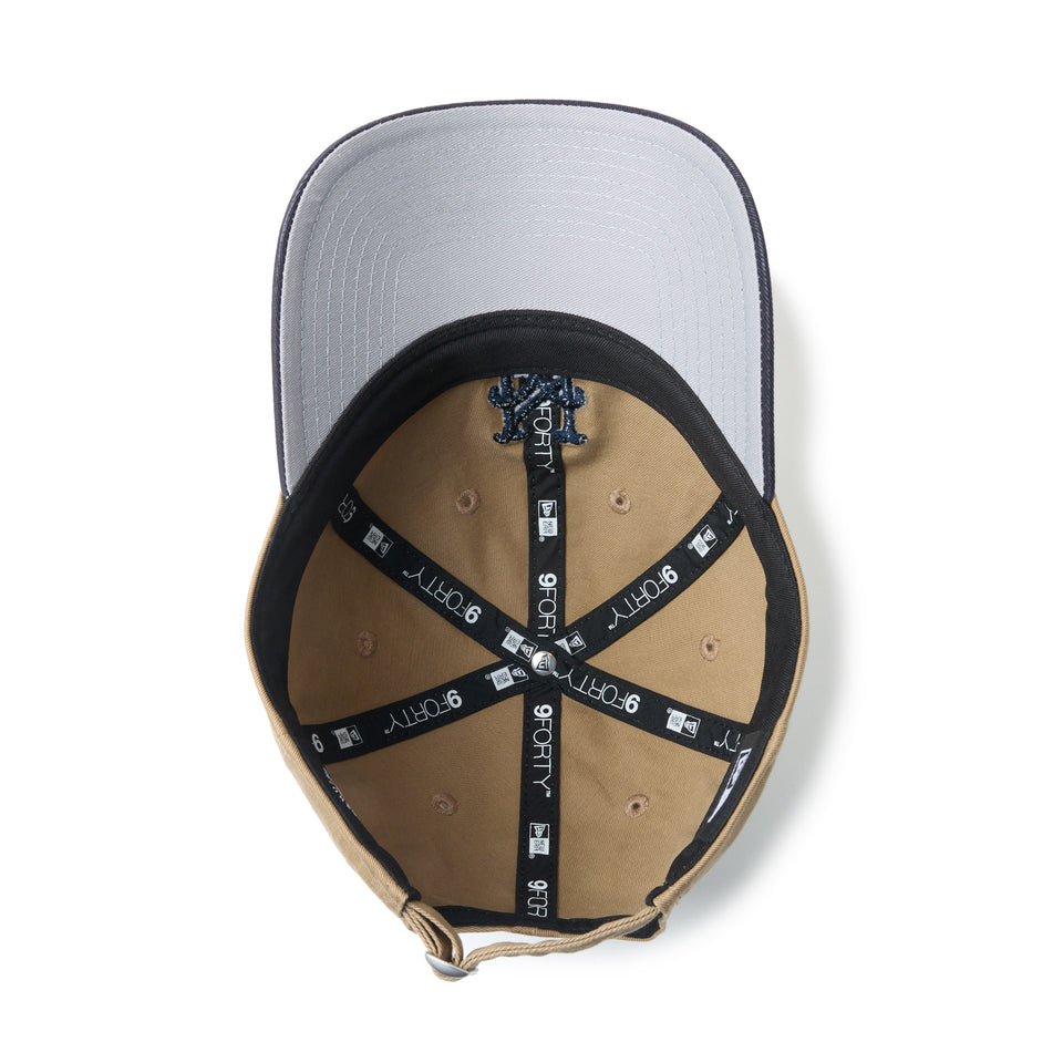 9FORTY MLB アンストラクチャード Unstructured ニューヨーク・メッツ カーキネイビー | NEW ERA ニューエラ公式オンラインストア