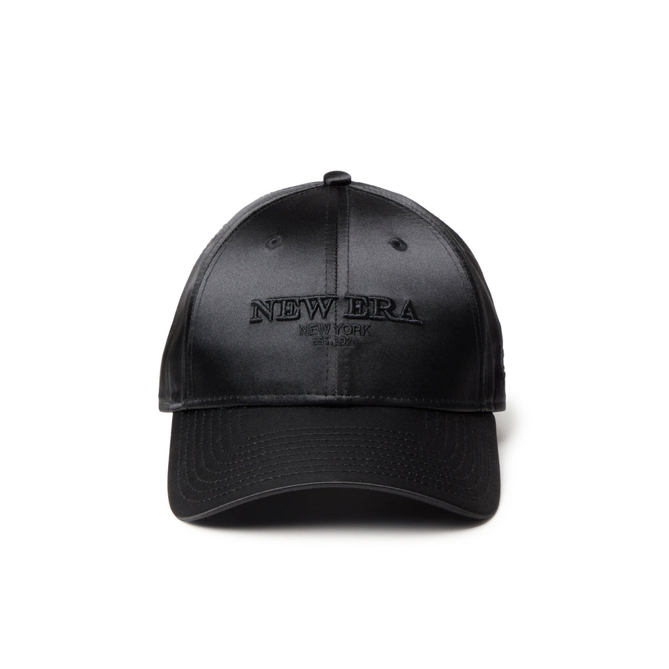 9FORTY Satin Tonal Logo ブラック | NEW ERA ニューエラ公式オンラインストア