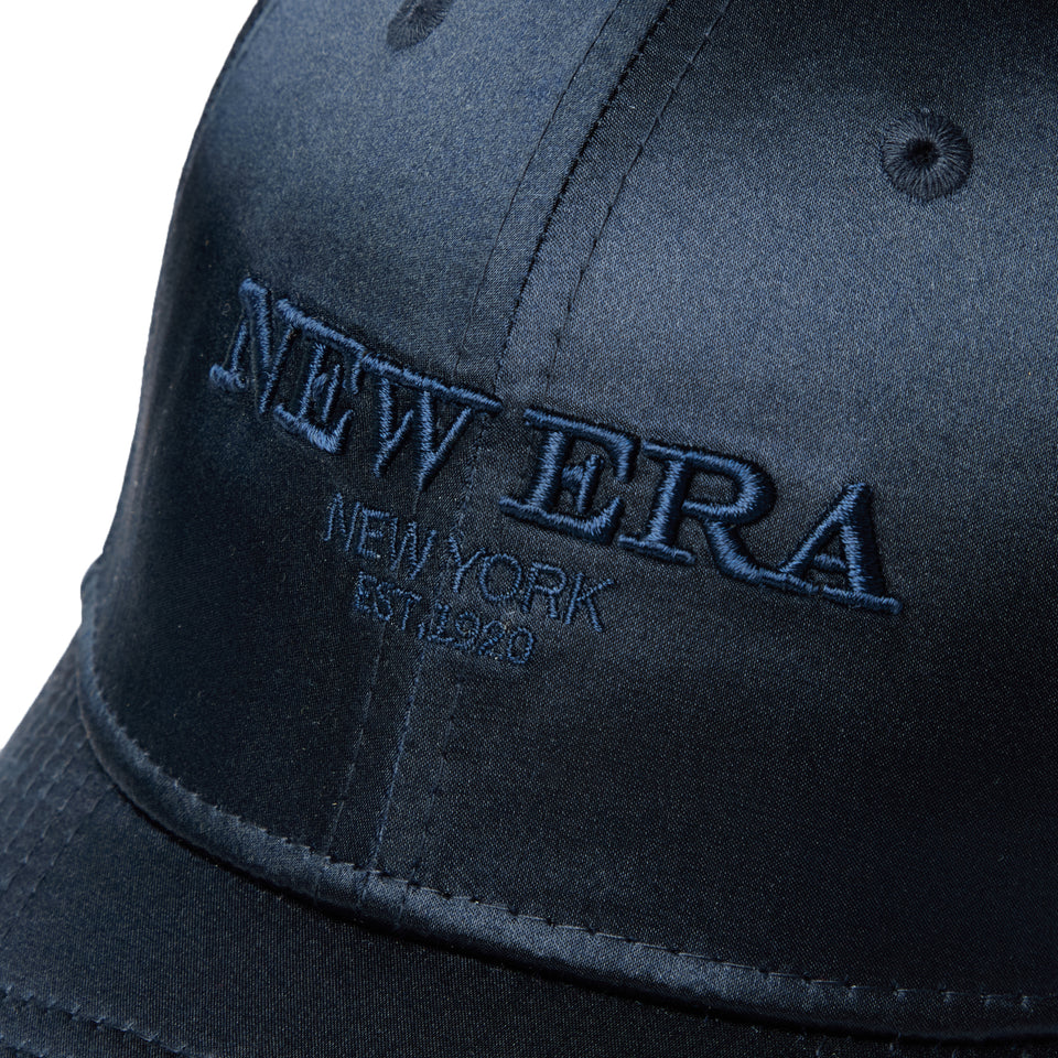9FORTY Satin Tonal Logo ネイビー | NEW ERA ニューエラ公式オンラインストア